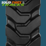 Set of 4, Solid Skid Steer Tire 10-16.5 - Best Value Tires